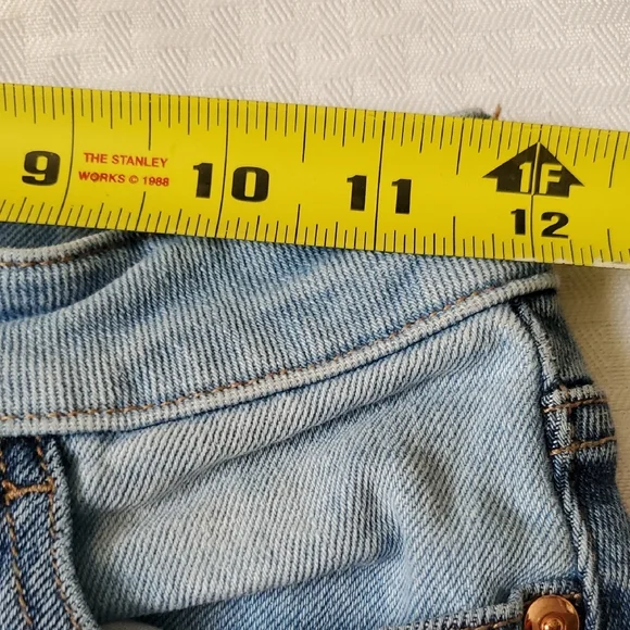 Y2k Altard State Trendy Multi-Blue Flare Jeans - Picture 9 of 15